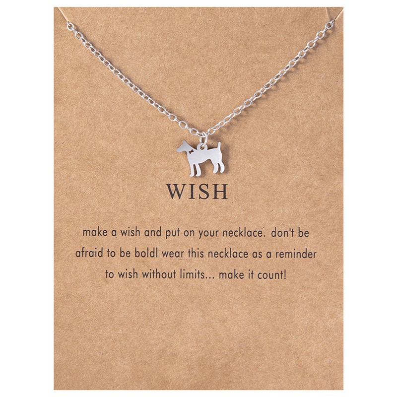 Kalung Desain Matahari Dan Bulan Bahan Stainless Steel Untuk Wanita