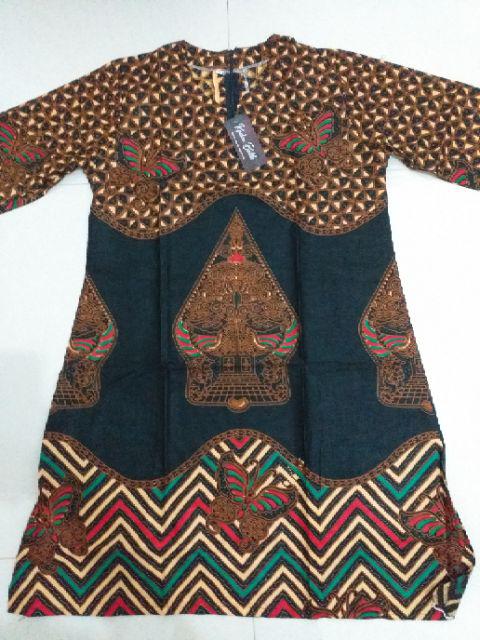 Baju Tunik Batik Motif Wayang