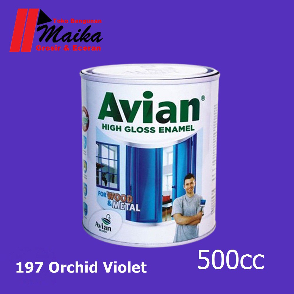 Cat kayu dan besi Avian Synthetic 197 Orchid Violet  - 500 CC