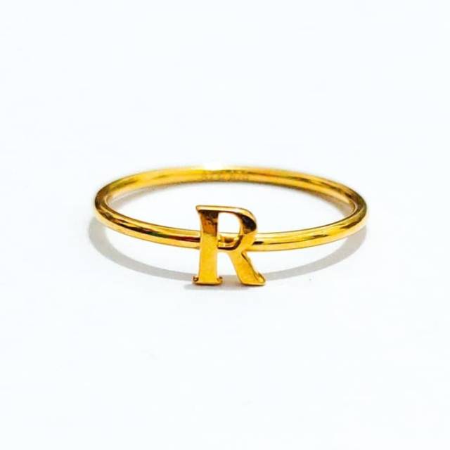 cincin huruf cincin korea huruf r kadar 875 joseanshop hadiah ultah