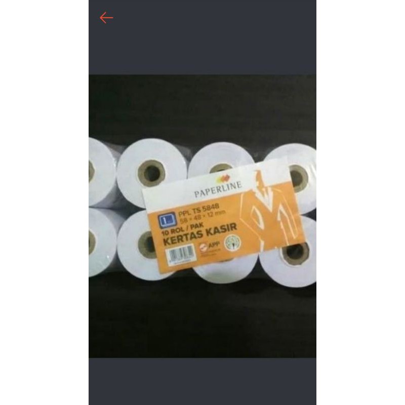 

kertas kasir 58 X 48 HVS paper line