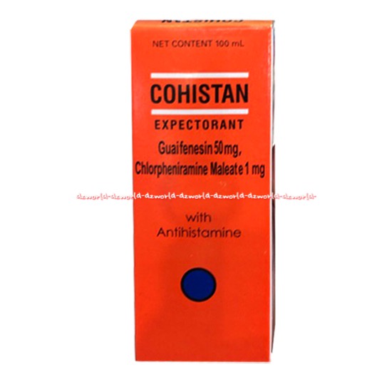 Cohistan Expectorant Guaifesin 100ml Obat Batuk Sirup Syrup Kohistan Ekspektoran Obat Batuk Berdahak