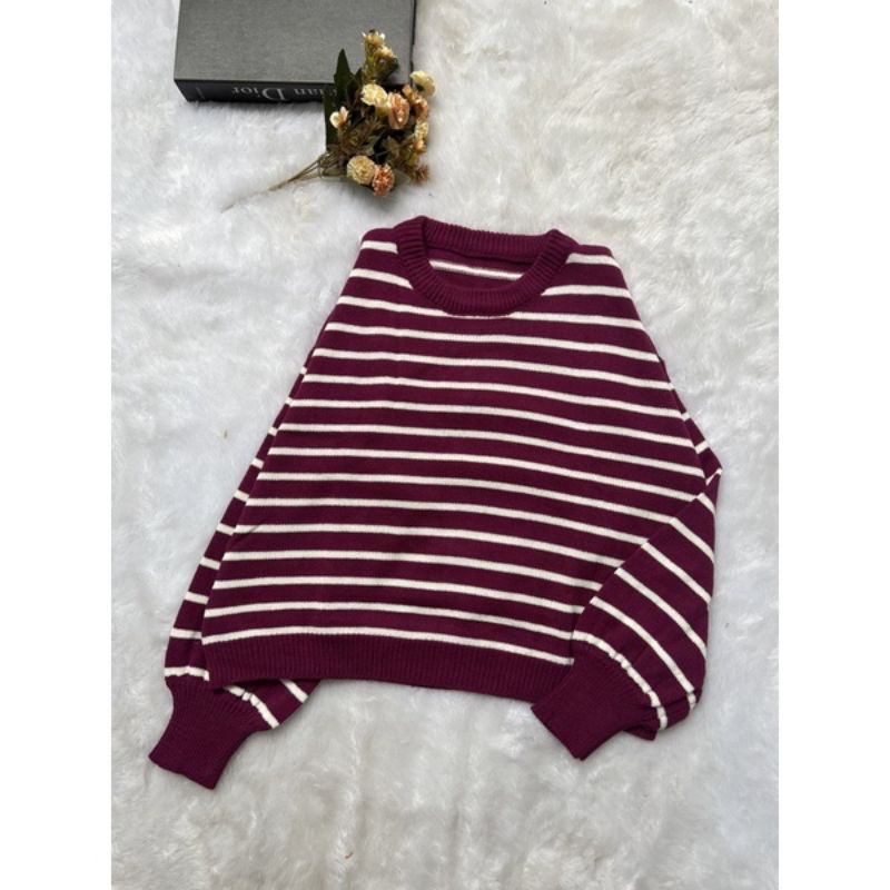 JESSICA OUTHER - SWEATER CROP TOP WANITA TERBARU