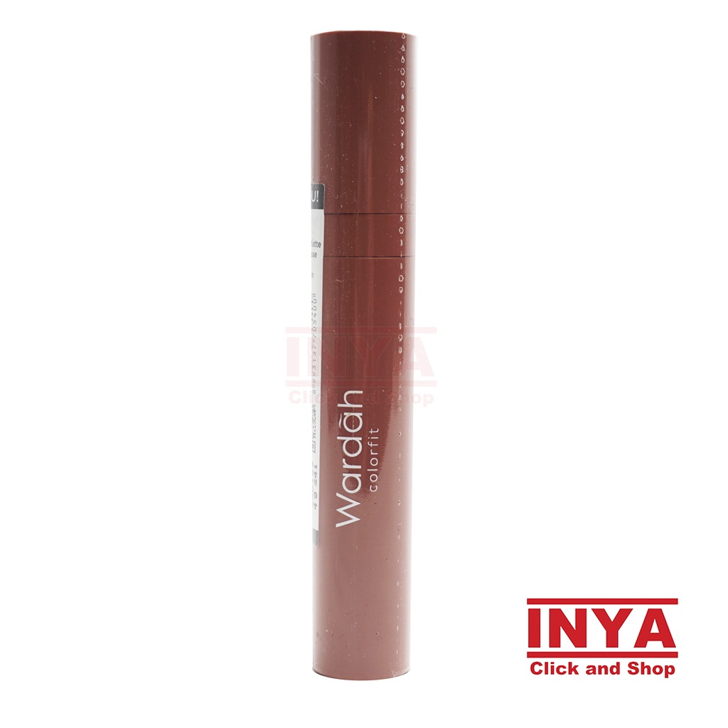 WARDAH COLORFIT VELVET MATTE LIP MOUSSE 08 BROWN CREATOR 4gr