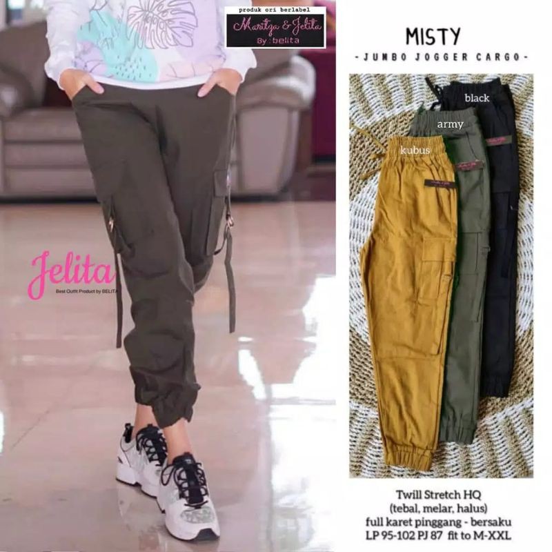 Joger Celana Cargo Wanita // Celana Cargo Pants