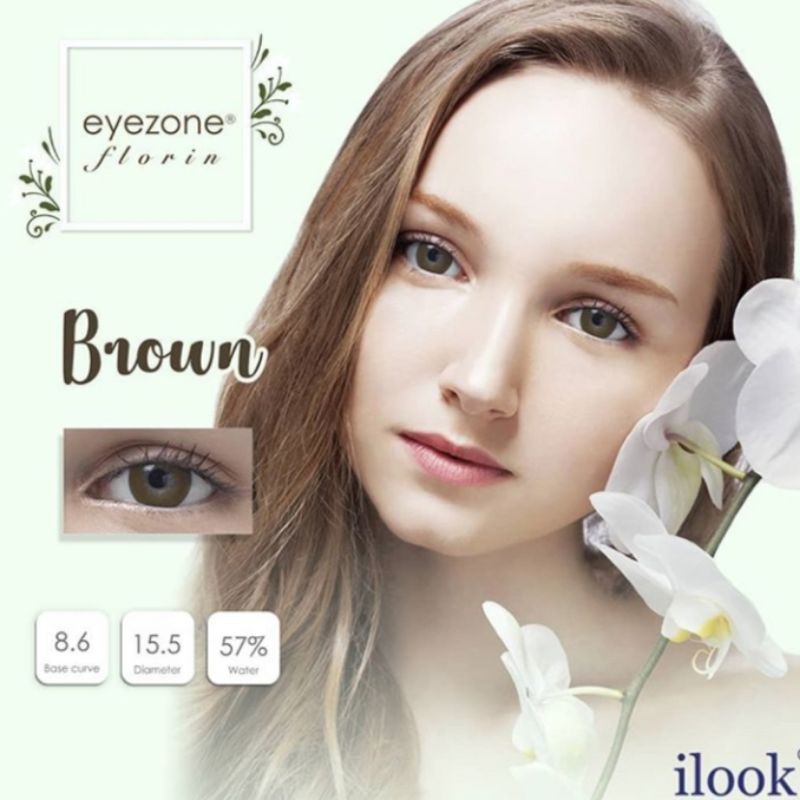 softlens warna brown natural eyezone florin