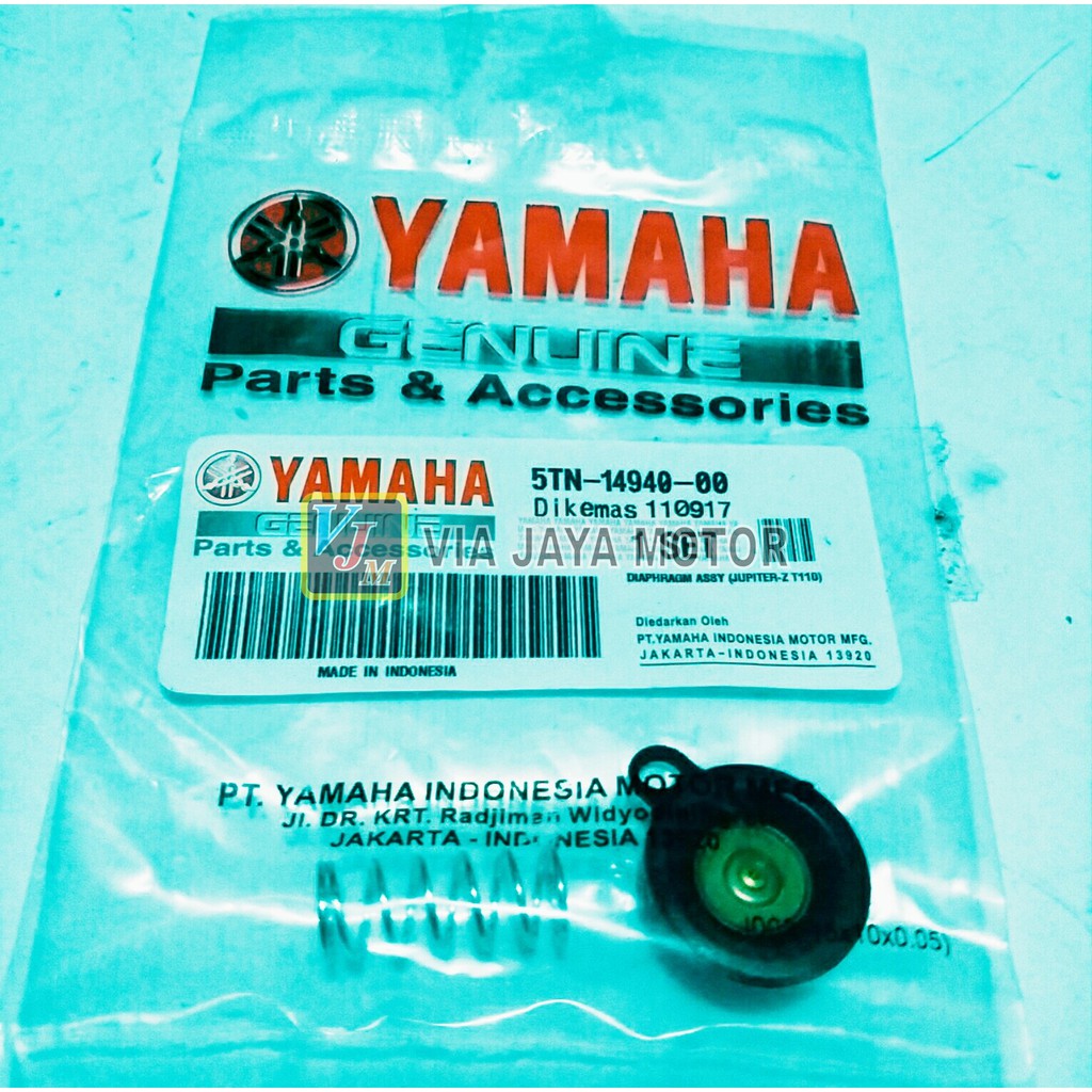 VJM KARET MEMBRAN DIAFRAGMA KARBURATOR JUPITER Z ORI ORIGINAL YAMAHA YGP ASLI 5TN - 14940 - 00