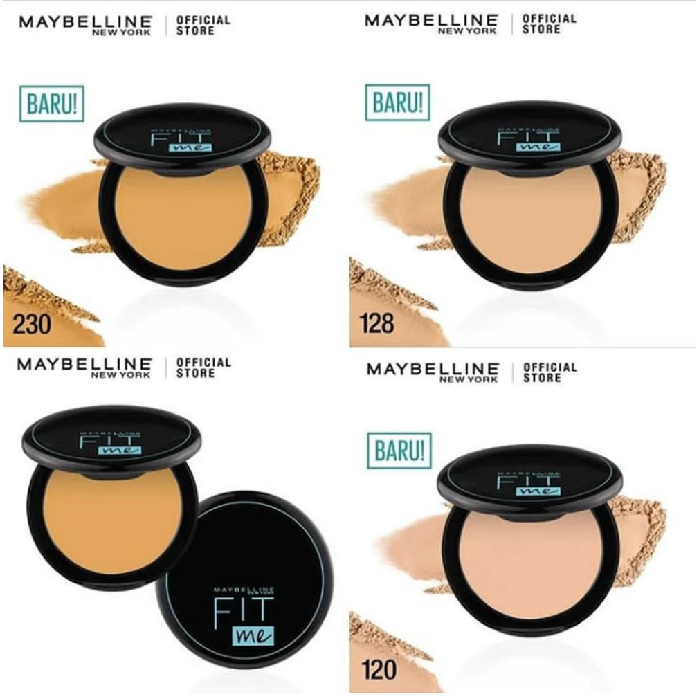 [BPOM] MAYBELLINE FIT ME 12H OIL CONTROL MATTE+PORELESS COMPACT POWDER PA +++