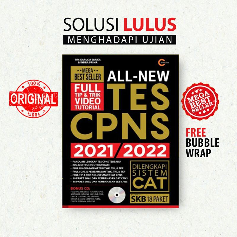 Buku Cpns 2021 All New Tes Cpns 2021 2022 Cd Shopee Indonesia