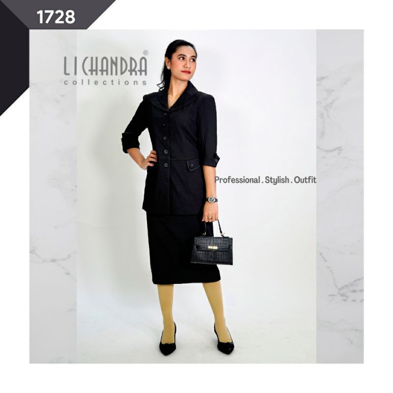 SETELAN Blazer dan Rok LICHANDRA / setelan blazer dan Rok / Blazer kantor stylish