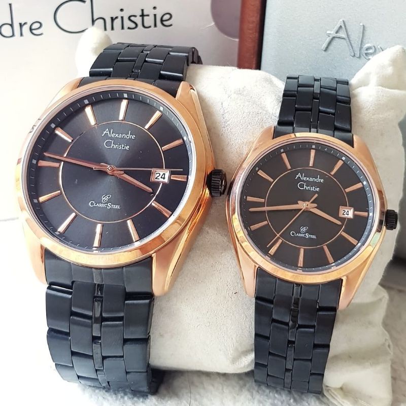 Jam Tangan Couple Alexandre Christie 8578 MD & 8578 LD
