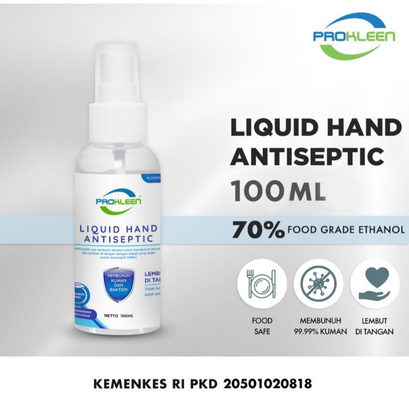 Hand Sanitizer Cair / Gel Antiseptic Food Grade Prokleen