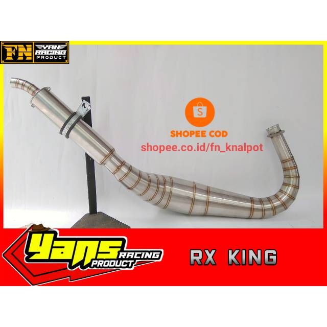 knalpot rx king cobra polos Full stainless (COD)