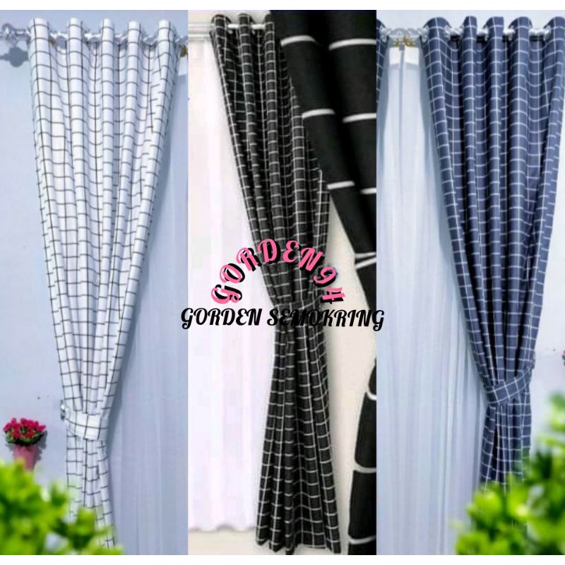 GORDEN KATUN KOTAK HORDENG MINIMALIS GORDYN COD BAYAR DI TEMPAT