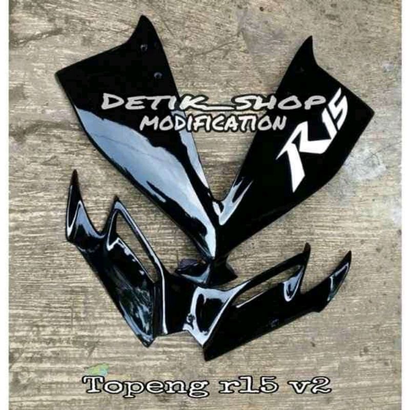 aksesoris motor r15 v1 dan v2 topeng r15 v1 dan v2