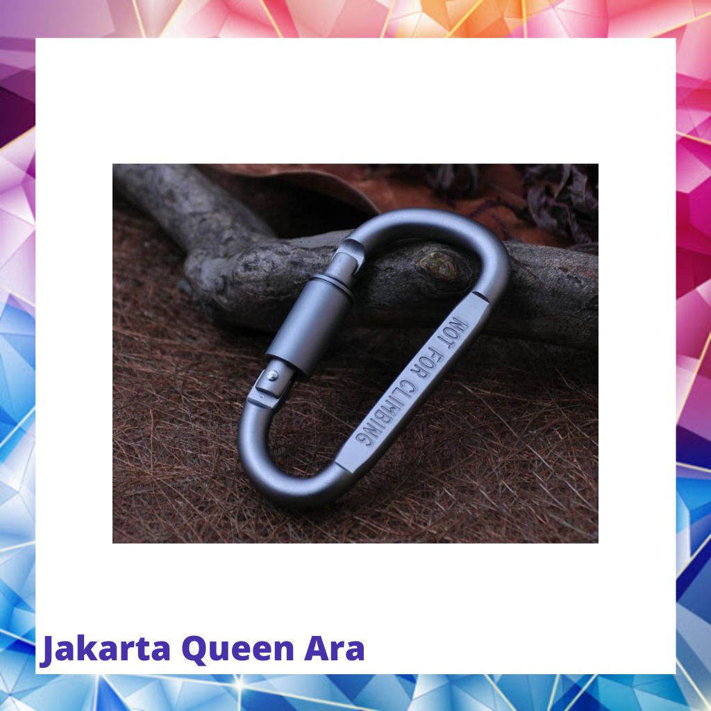 LIXADA Quickdraw Carabiner Gantungan Tas Aluminium - AT760