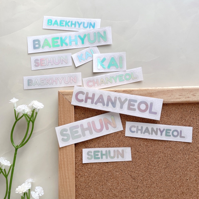 

Sticker Hologram EXO