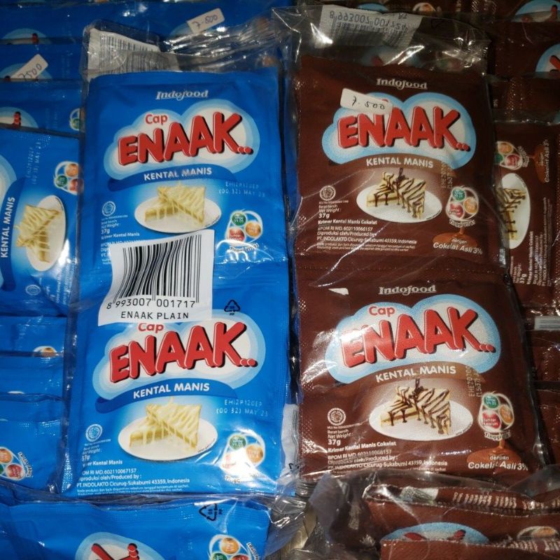 Jual SUSU KENTAL MANIS CAP ENAK KEMASAN SACHET Shopee Indonesia