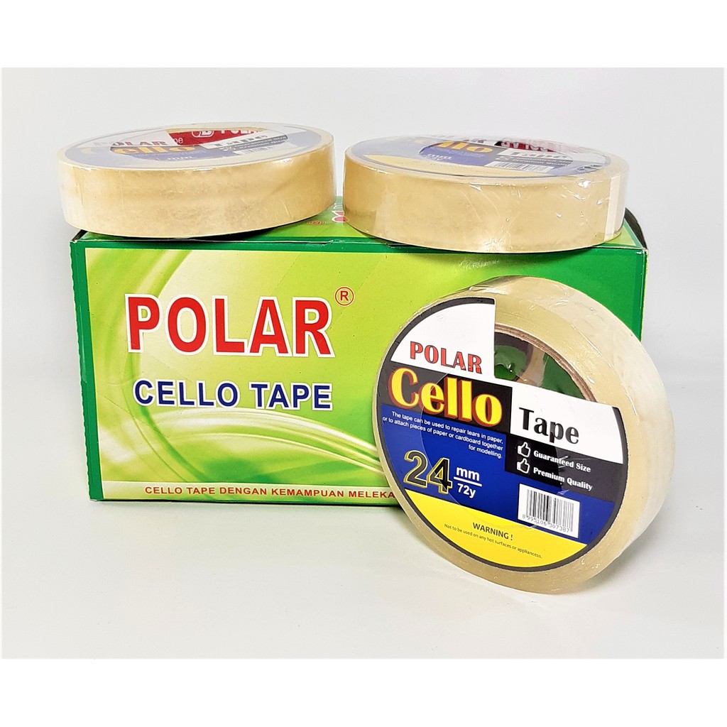 

ISOLASI BENING 24MM SELOTIP SOLATIP BENING 24MM X 72 YARD 2CM