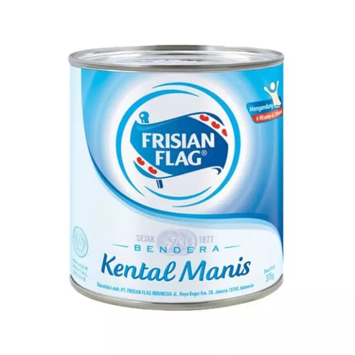 

FRISIAN FLAG SUSU KENTAL MANIS CREAMER - SUSU BENDERA KALENG PUTIH