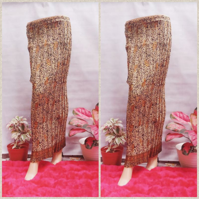 Rok Plisket Batik Terlengkap Premium Bawahan Kebaya Jumbo Murah