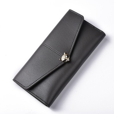 Dompet Panjang Wanita Cute Wallet Multi-card Mobile Phone / New Wallet Women's Long Fox Korean