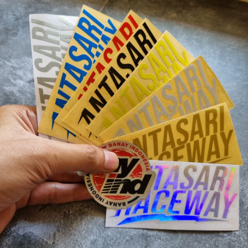 STICKER STIKER ANTASARI RACEWAY CUTTING