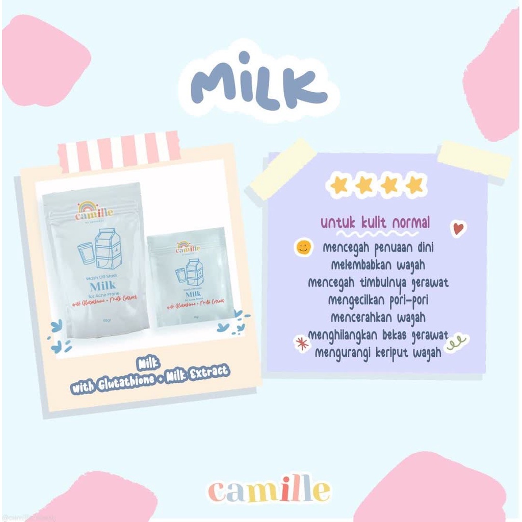 MASKER N FACE MIST FACEMIST LITTLE POP CAMILLE BEAUTY BPOM ORIGINAL 25GRAM 65GRAM MASKER CAMILLE MINI FULL SIZE MASKER ORGANIK BUBUK CAMILE CAMILLE BEAUTE BEAUTY