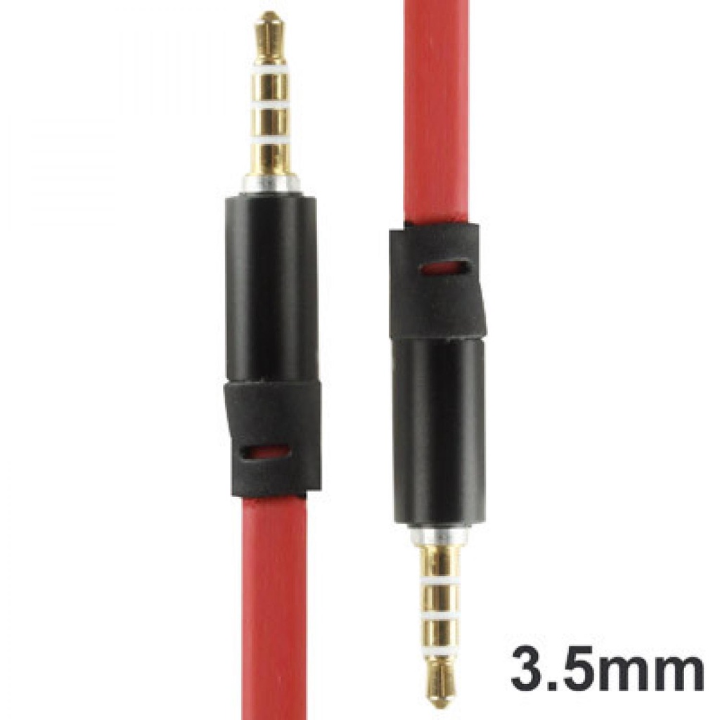 IDN TECH - ROVTOP Kabel AUX 3.5mm HiFi Noodle Design 1m - S-IP4G