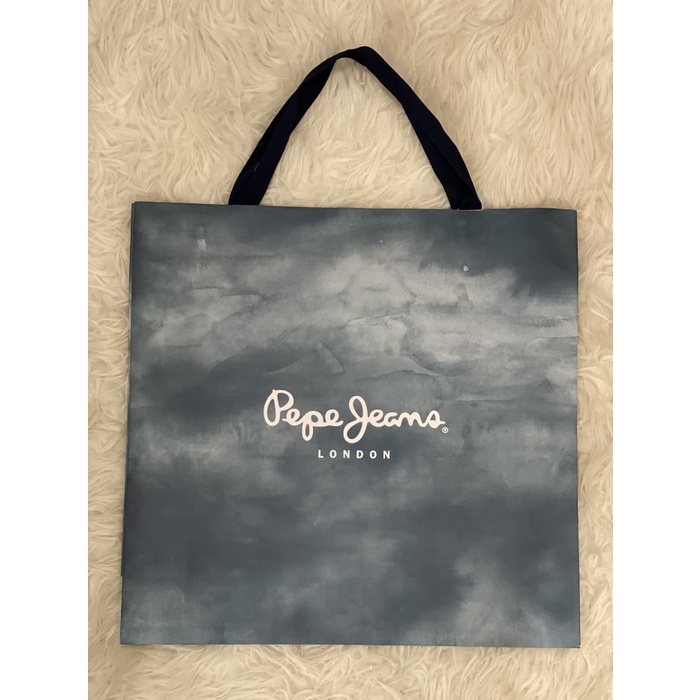 

(TERLARIS) Pepe jeans paperbag xtra large / paper bag original