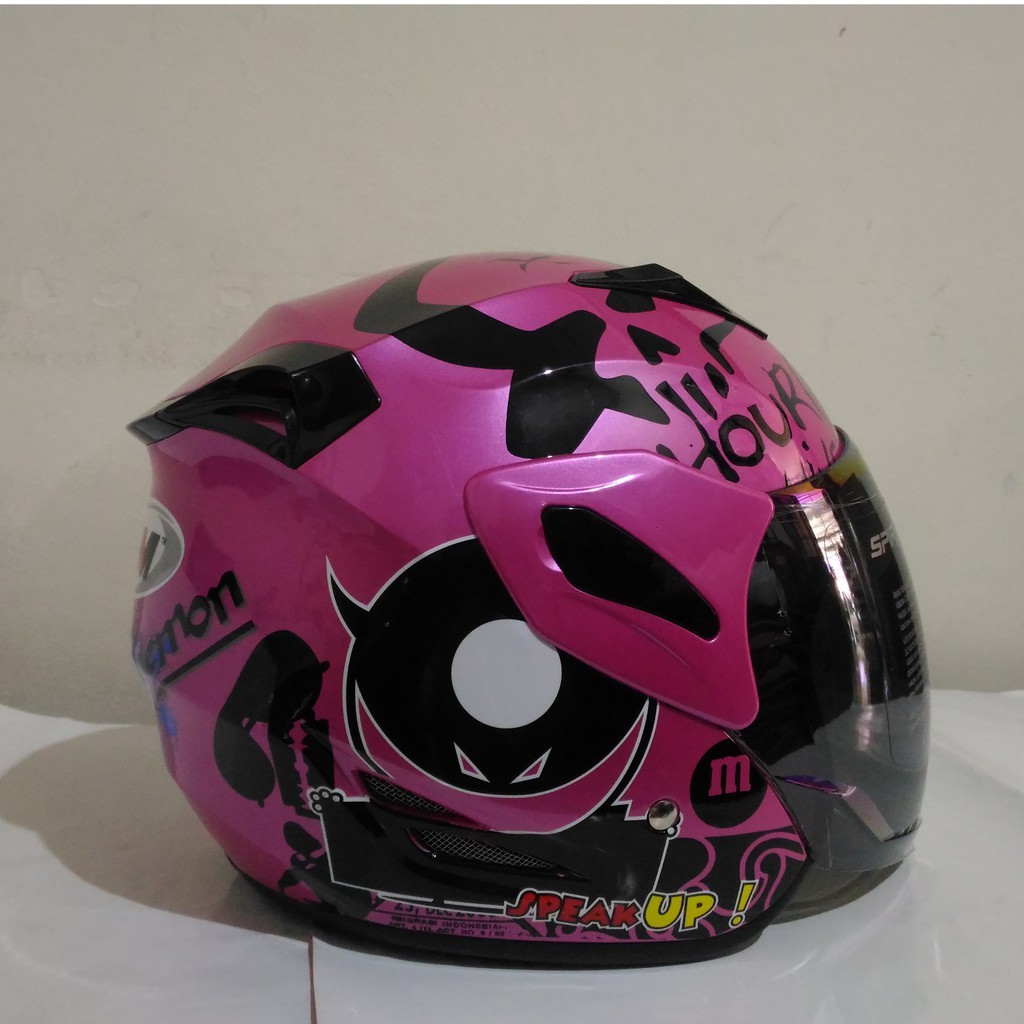 HELM  GM  FIGHTER  SPEAK UP    PINK