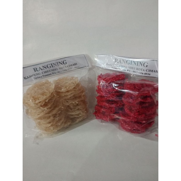 

Rangining mentah 20 pcs/ makanan ringan