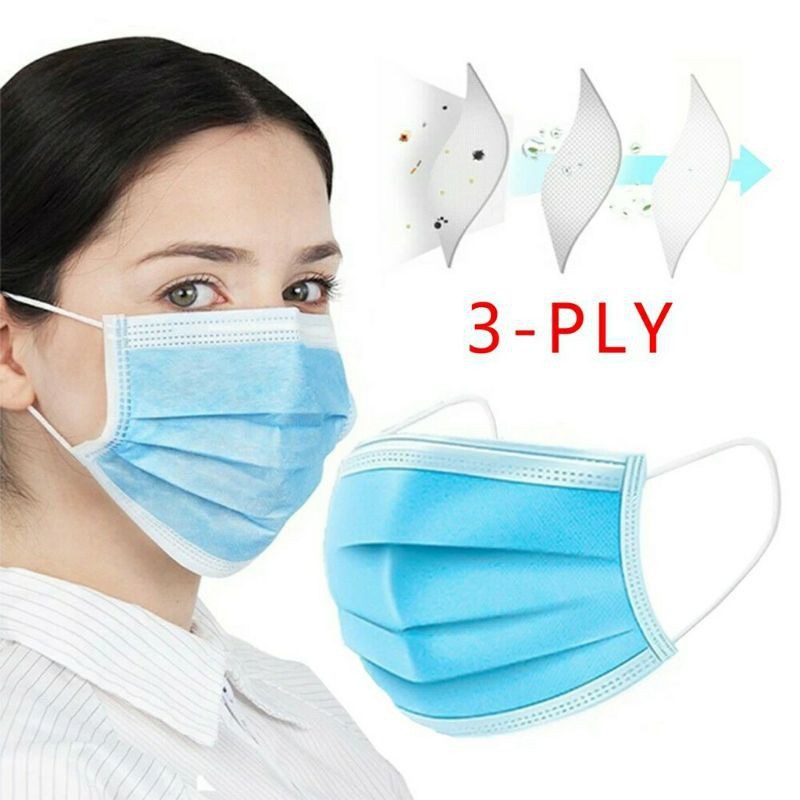 Masker 3 Ply 3Ply isi 50 disposable mask Masker Earloop