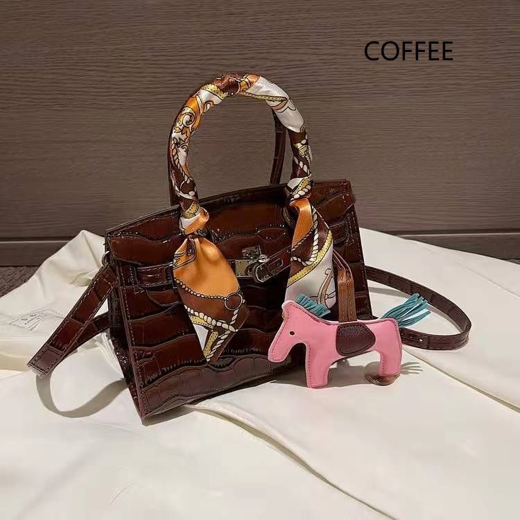 ZC 0446 RISCE TAS HAND BAG GANTUNGAN KUDA FREE SYAL IMPORT WANITA CEWEK PEREMPUAN JAKARTA BATAM