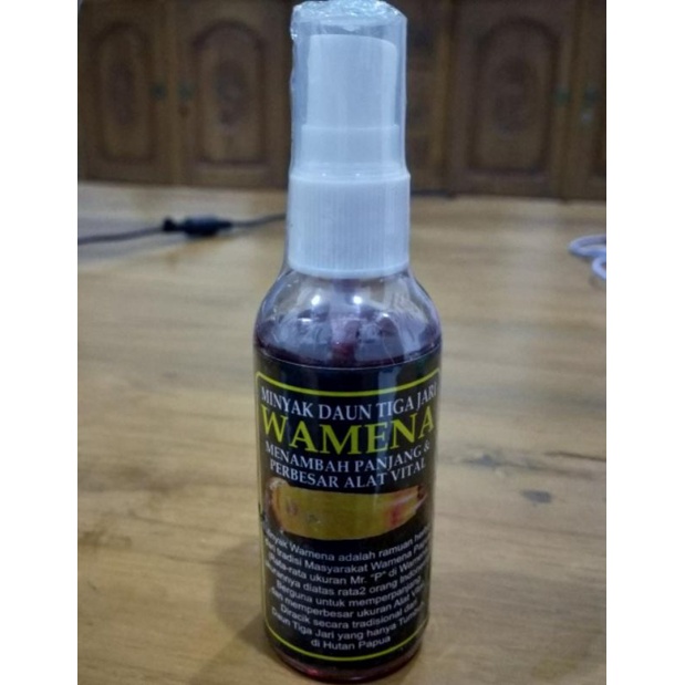 Wamena minyak daun bungkus daun tiga jari