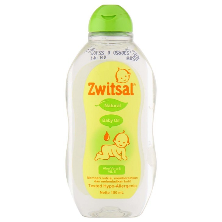 Zwitsal Natural Baby Oil 100ml minyak gosok bayi switsal