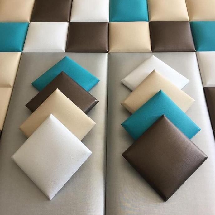 LEATHER HEADBOARD WALLPANEL STICKER / PANEL KULIT KASUR STIKER DINDING