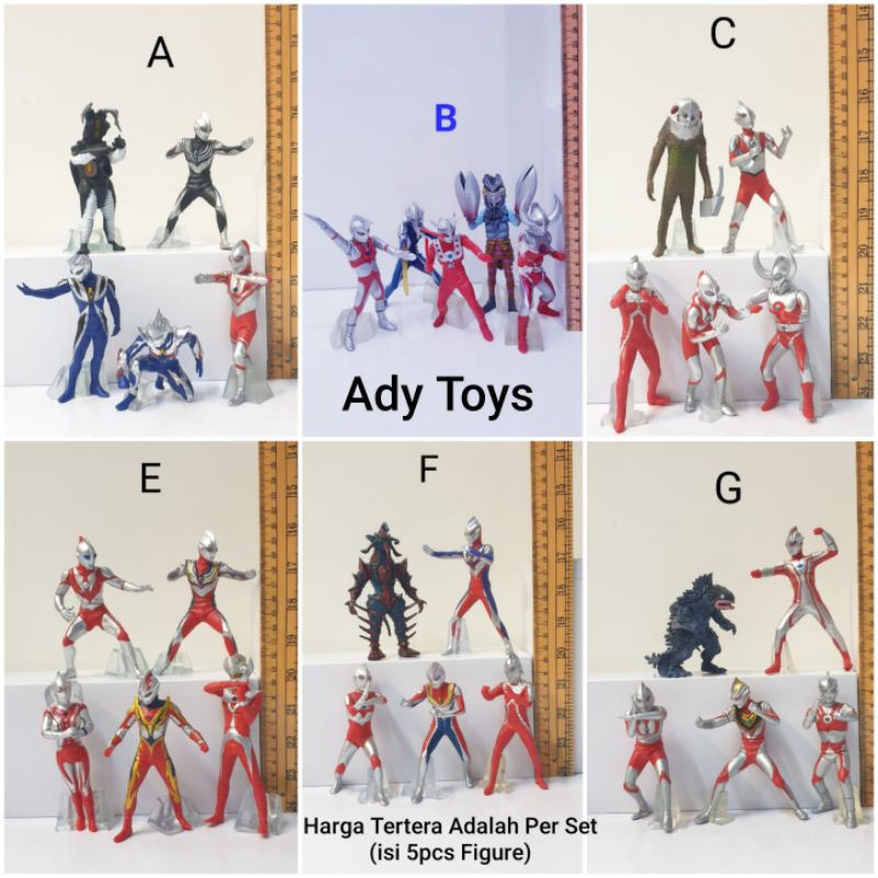 Jual ULTRAMAN MONSTER Japanese Anime Cartoon Figure Toys Generasi ...