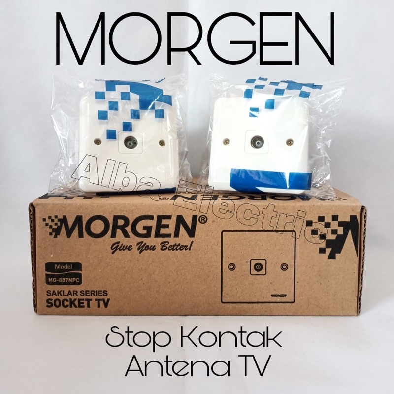 IB Stop Kontak Antena TV MORGEN 887 IB Antena TV