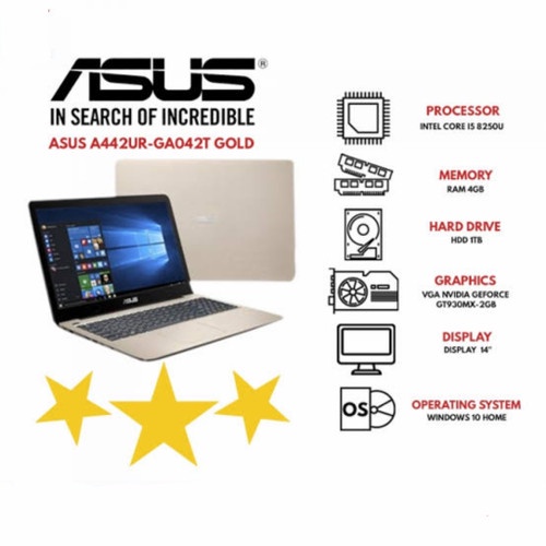 Asus A442ur Intel core i5 Ram 4 Gb HDD 1 TB Vga 930 Mx