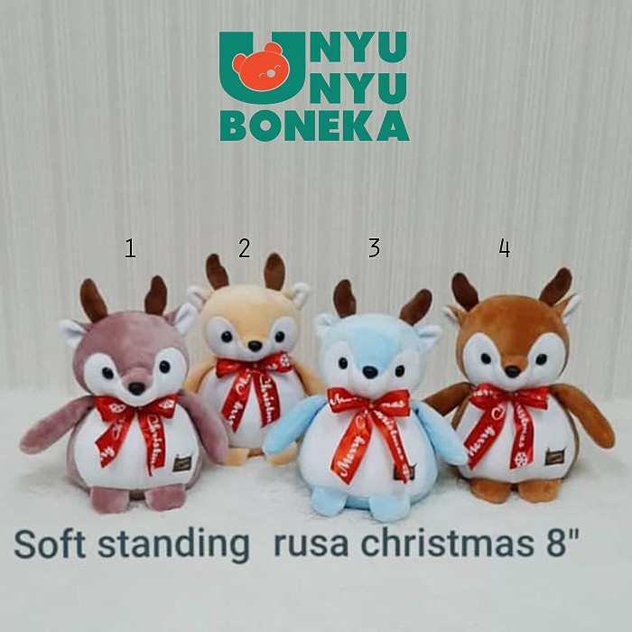 boneka Soft Rusa Reindeer natal merry chrismast souvenir