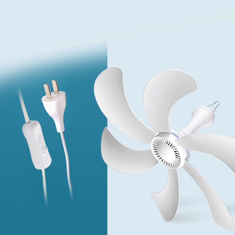 Vivi Ceiling Fan 220v 20W Kipas Angin Listrik Mini Hemat Energi Putih Diameter 43cm/17in