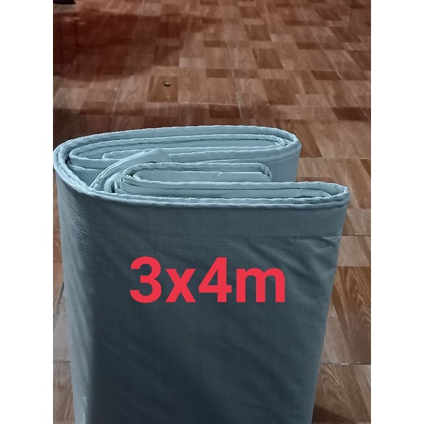 terpal A5 putih, ukuran 3x4m. merek korea.