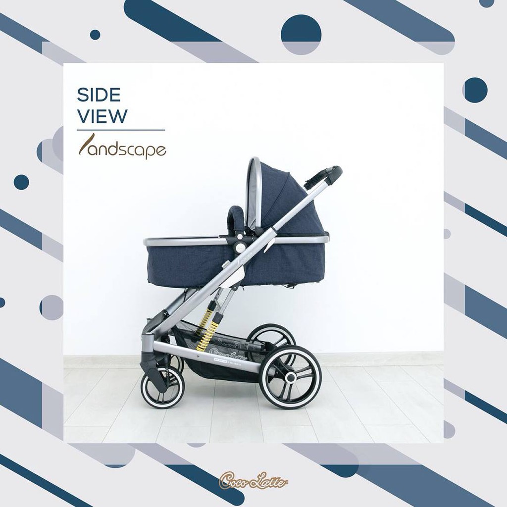 Stroller Kereta Dorong Bayi Hadap Ibu Cocolatte BNS CL 2029BR Landscape