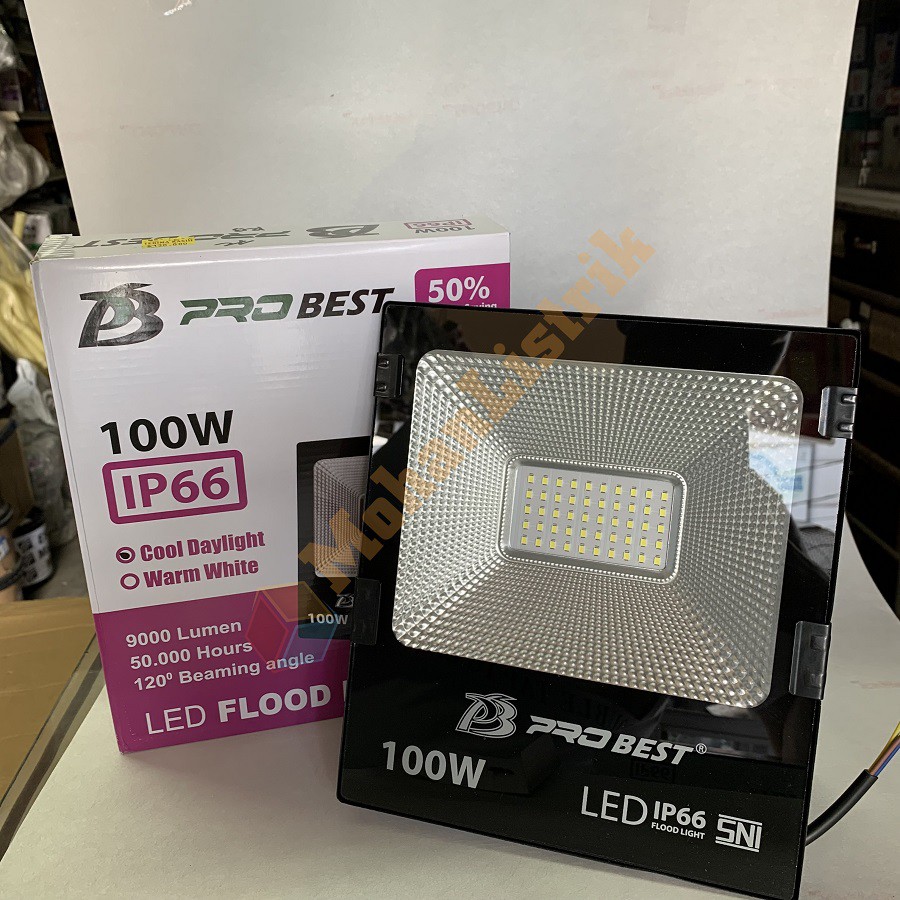 Lampu Sorot Tembak LED 100W 100Watt 100 Watt PROBEST ALITECO PUTIH