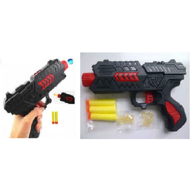  mainan  anak tembak tembakan  TEMBAK 2 IN 1 soft bullet gun 