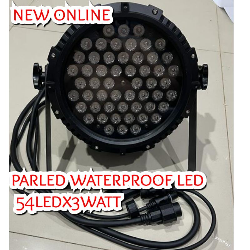 PARLED WATERPROOF LED 54LEDx3WATT FULL COLOUR