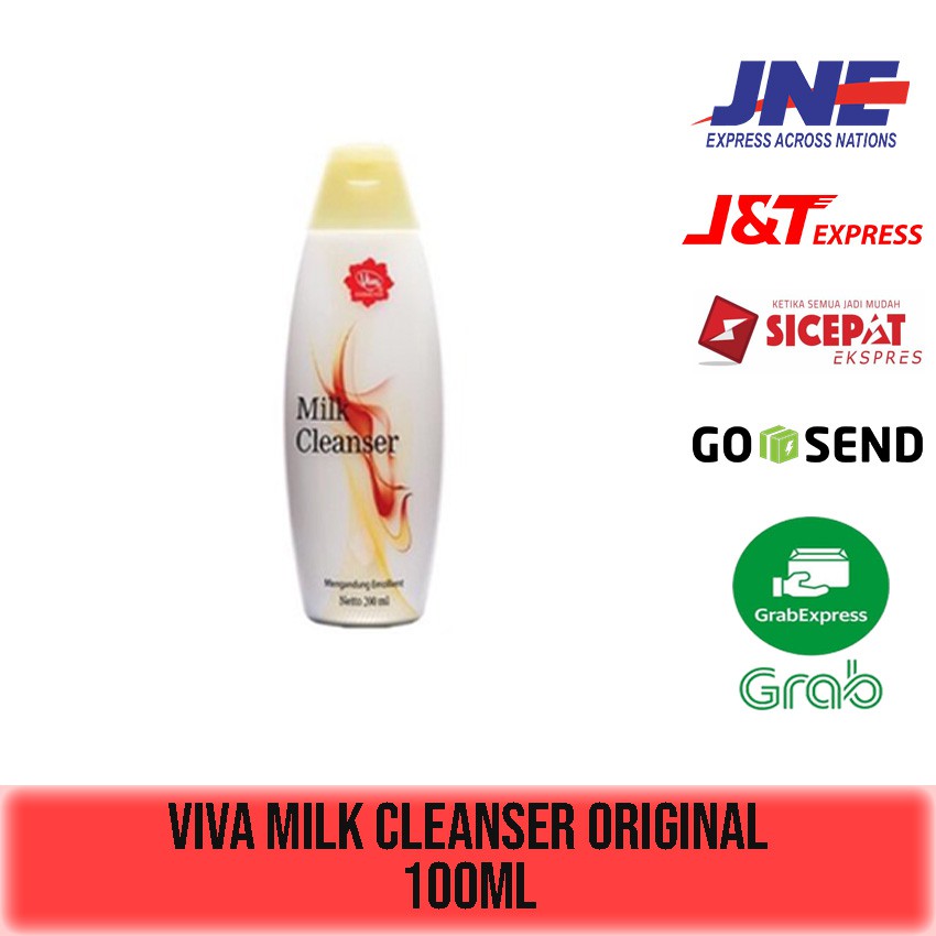 VIVA FACE TONIC MILK CLEANSER AIR MAWAR 100ml SUSU PEMBERSIH, TONER PENYEGAR