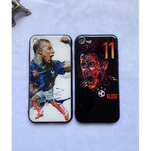 CASE HP MOTIF BOLA/FOOTBALL TYPE IPHONE 7/7+/XS MAX PLAYER CASE / ART PAINTING CASE