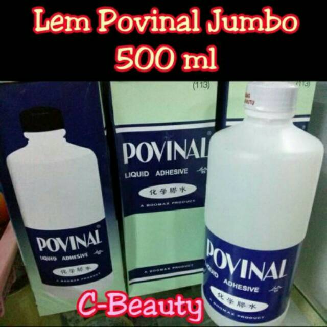 

Lem povinal jumbo 500ml ~ ATK, Slime, Murah, 500 ml